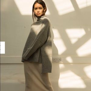 Lauren Manoogian Oversized Roll Neck Sweater